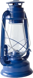 Petroleumlampe 30 cm blau