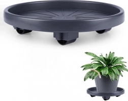 Pflanzenuntersetzer mit Rollen 30 cm