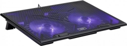 Cooling pad MS Cool D105 LED 2X USB black