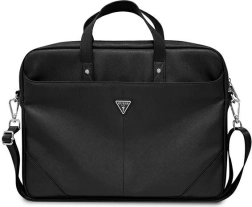 Guess Saffiano Laptop Bag 16" Black
