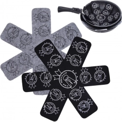 Vilt beschermers voor pannen 32 cm, 2 stuks