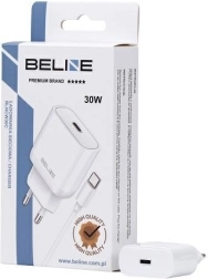 Netzladegerät 30W GaN USB‑C + USB‑C‑Kabel – Weiß