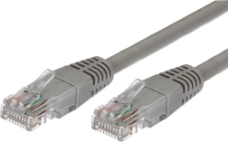 Netzwerk-Patchkabel RJ45 Cat6 UTP 1 m, grau – TB