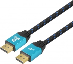 DisplayPort-Kabel 8K UHD mit blauen Steckern 2 m