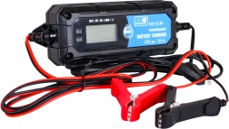 Smart Car Battery Charger with LCD 6V/12V, 1A/4A, for WET, GEL and AGM