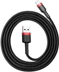 Baseus Cafule USB–Lightning cable 1 m, 2.4 A, red–black