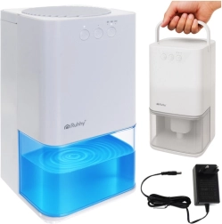 Luftentfeuchter mit LED-Beleuchtung und Timer RUHHY, weiß