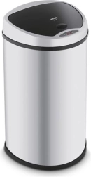 Poubelle en acier inoxydable sans contact