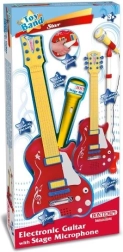 Bontempi rock guitar with adjustable stand microphone