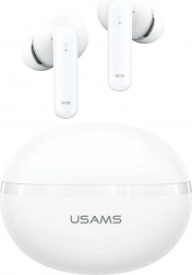 USAMS Echo E02 TWS Wireless Earbuds with ANC and ENC – White