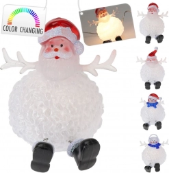 Weihnachtliche LED-Tischlampe mit Batteriebetrieb 8,5 cm