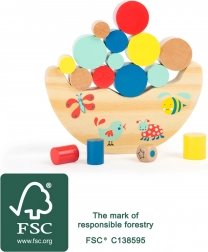 Petit pied jeu moteur - jeu d'équilibre forestier