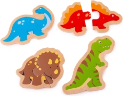 Wooden Dinosaur Puzzle for Kids