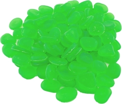 AG653B FLUORESCENT GLOWING STONES GREEN