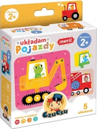 CzuCzu stacking puzzle vehicles – 5 sets of 4 pieces
