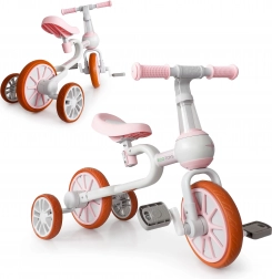 Kinderloopfiets 4-in-1 roze ECOTOYS