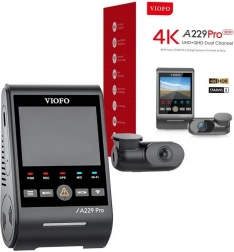VIOFO A229 Pro Dashcam mit 4K + 2K Dualaufnahme und GPS