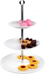 Porseleinen drie-laags serveerétagère 25,5 cm
