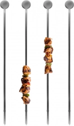 Steel skewers for shashlik 37 cm, 4 pcs