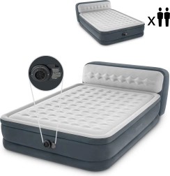 Matelas gonflable avec pompe électrique INTEX Deluxe 236 × 152 cm