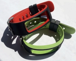 Original-Armbänder für U‑Band 116HR Color – Rot und Grün