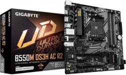 Gigabyte B550M DS3H AC R2 microATX moederbord AM4