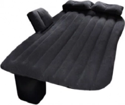 Aufblasbare Automatratze mit elektrischer Pumpe 130 × 80 cm – Schwarz