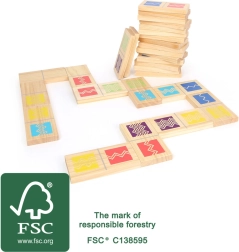 Domino XXL Active made of FSC wood small foot