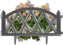 Garten Zierzäunchen grafitfarben 49 × 30 cm Vilde