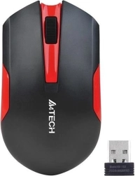 Wireless Mouse V-Track Black-Red