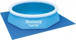 Bestway Pool-Unterlage 274 × 274 cm Schutzfolie