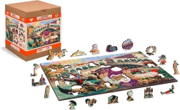 Puzzle en bois WOODEN CITY Carnaval de Venise 2 en 1, 300 pièces