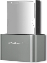 Qoltec Dockingstation für 2,5"/3,5" SATA HDD/SSD mit USB 3.0