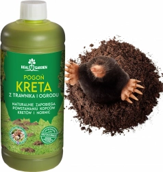 Ökologischer Vertreiber von Maulwürfen, Wühlmäusen und Nagetieren Bariera 1 l