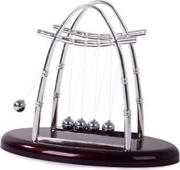 Newtonsches Pendel XL – Antistress-Tischdekoration (5 Kugeln)