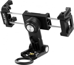 Telesin multifunctional phone mount with cold shoe and 360° rotation