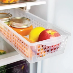 Pull-Out Refrigerator Organizer with Spring-Fit Mounting