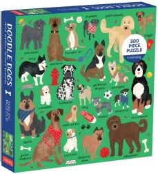Mudpuppy Dog Breeds Puzzle 500 Pieces