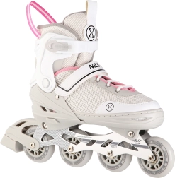 Patins 2-en-1 NILS Extreme NH18188A gris‑rose – M(34-38)