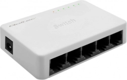 Netzwerk-Switch Qoltec 5× RJ45, 100 Mbit/s Fast Ethernet LAN