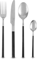Set de couverts en acier inoxydable pour 6 personnes SKANDI, 24 pièces