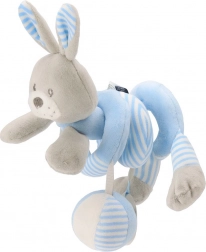 Spirale en peluche pour lit BABY MIX lapin bleu