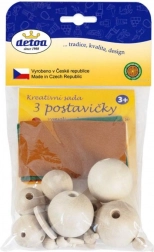 Detoa Kreativ-Set – Holzfiguren zum Basteln