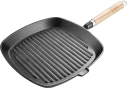 Gietijzeren grillpan 24 cm