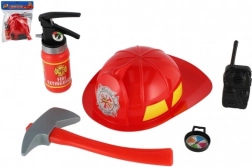 Firefighter Play Set for Kids with Helmet and Accessories