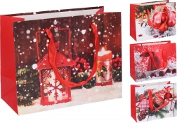 Christmas Gift Paper Bag, Size S, 18 × 23 × 10 cm