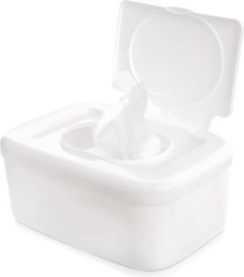 Distributeur blanc pour lingettes humides