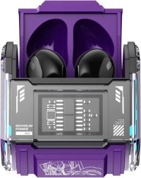 Draadloze true wireless oordopjes TRANSFORMERS – paars