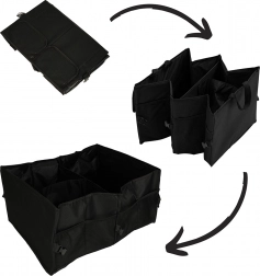 Faltbarer Kofferraum-Organizer – großer Textil-Aufbewahrer
