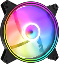Silent Black ARGB 140 mm Fan with Reverse Blades